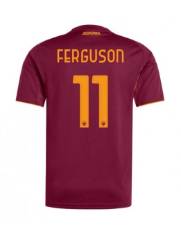 AS Roma Evan Ferguson #11 Replika Hemmakläder 2025-26 Kortärmad